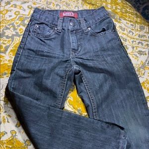Boys LEVIS EUC.Dark denim/straight leg/adjustable